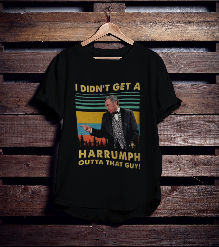 I Didn't Get A Harrumph Outta That Guy Mel Brooks William J Le Petomane Sunset Stripes Trees T-Shirt