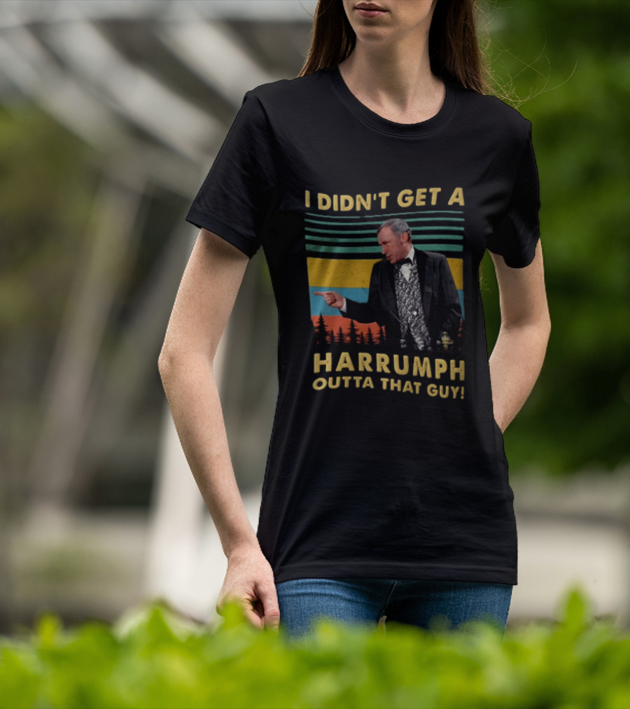 I Didn't Get A Harrumph Outta That Guy Mel Brooks William J Le Petomane Sunset Stripes Trees T-Shirt