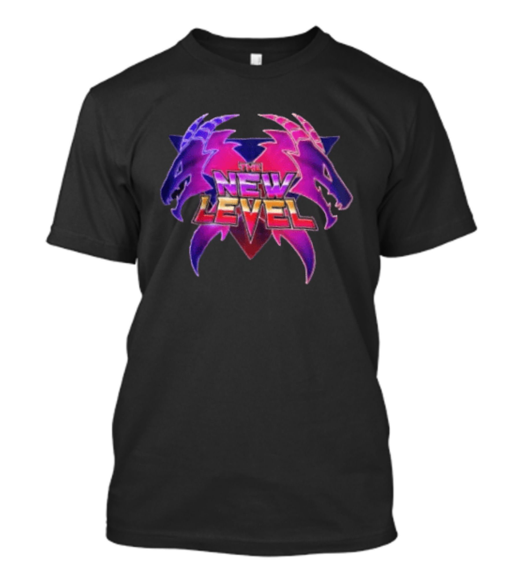 The New Level Dual Dragon Emblem Level Up T-Shirt