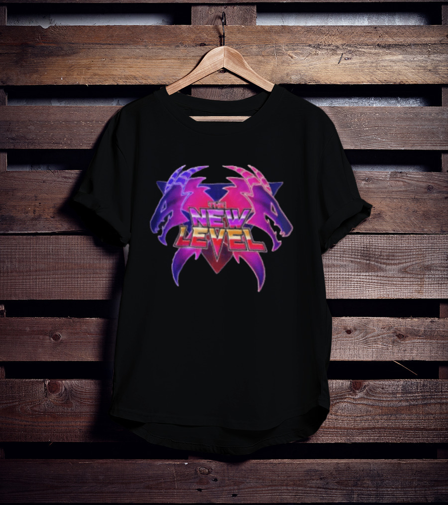 The New Level Dual Dragon Emblem Level Up T-Shirt