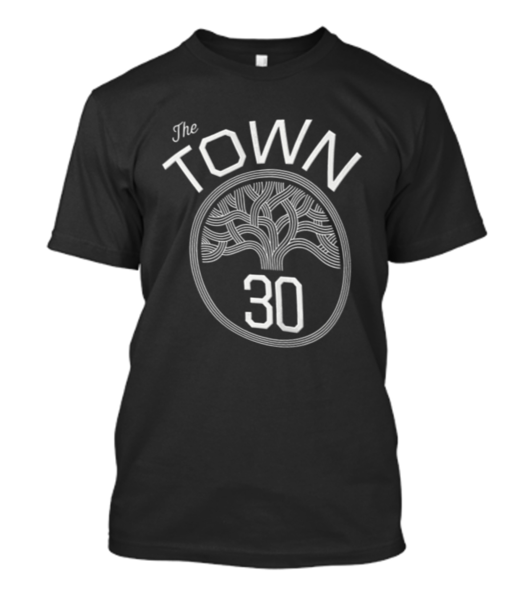 The Town 30 Oakland Basketball Tree T-Shirt