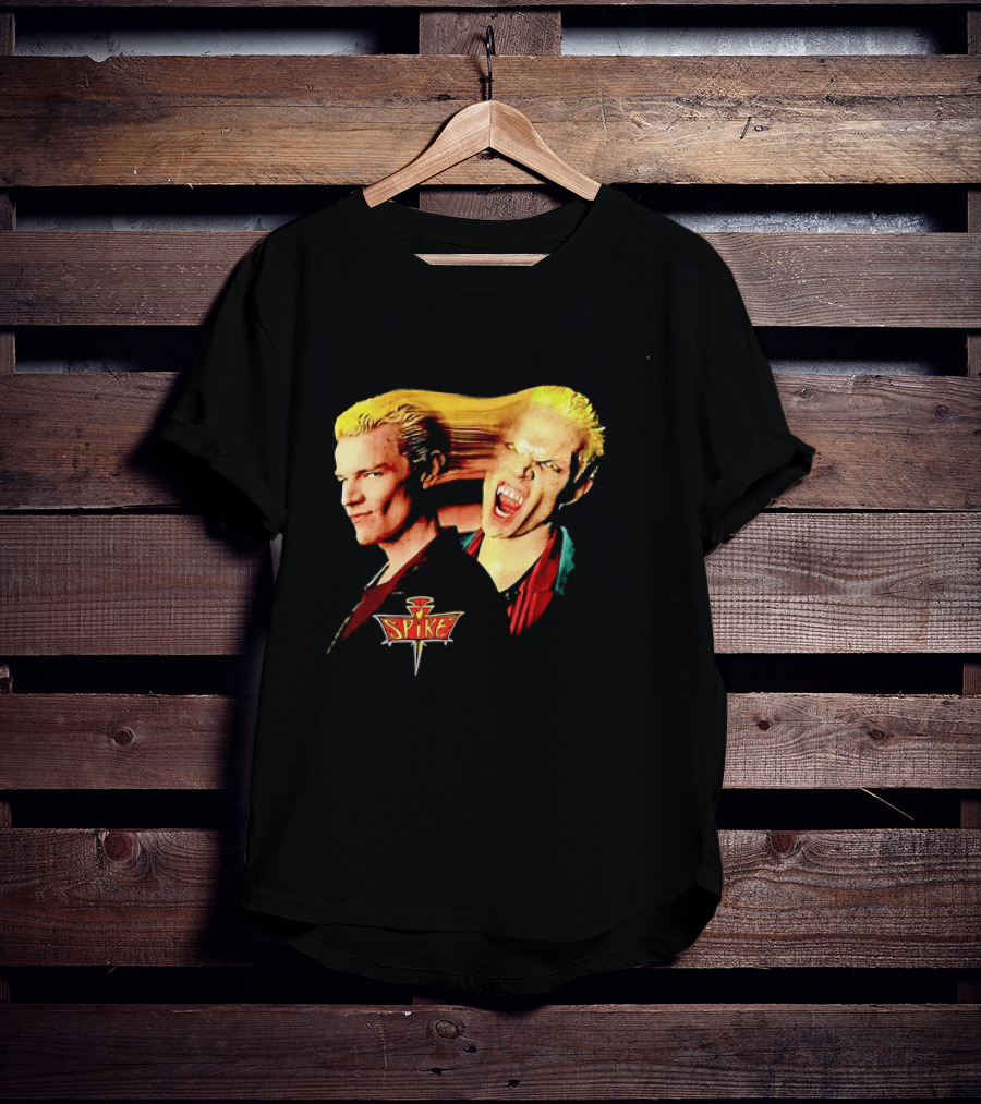 Spike Buffy The Vampire Slayer Movie Iconic Blond Vampire Characterística T-Shirt