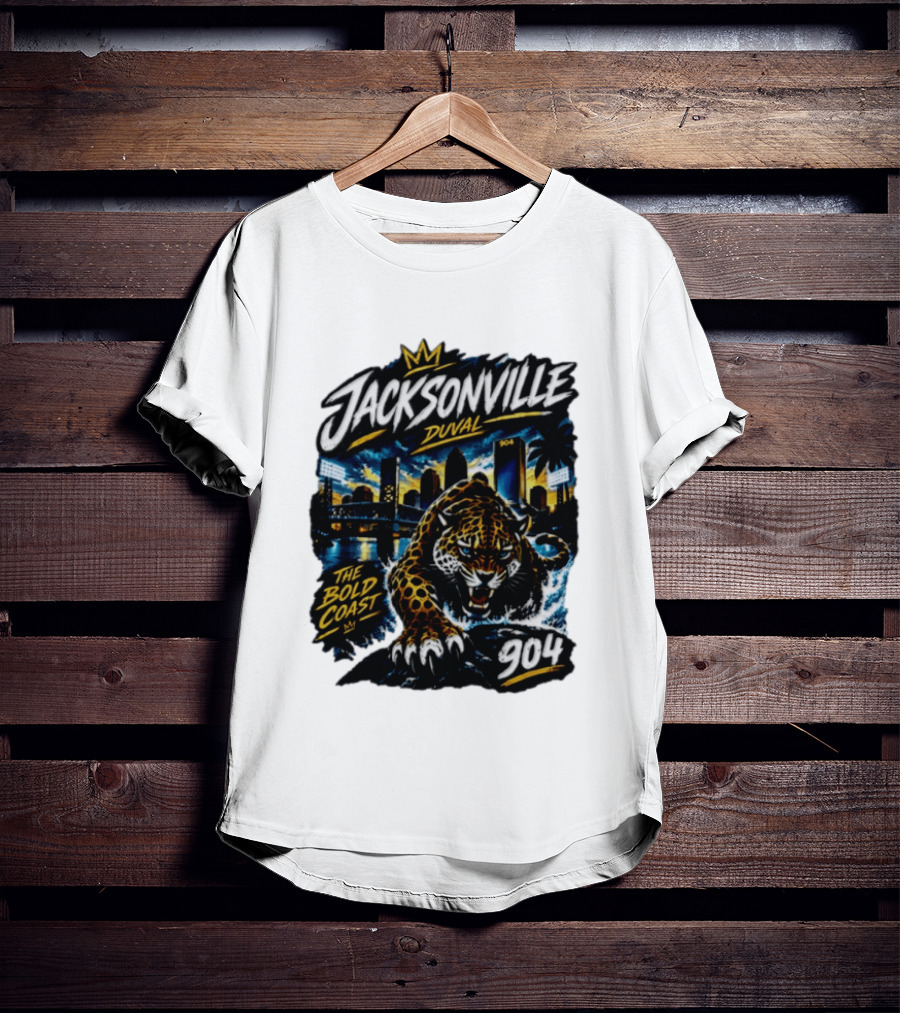 Jacksonville Duval 904 The Bold Coast T-Shirt