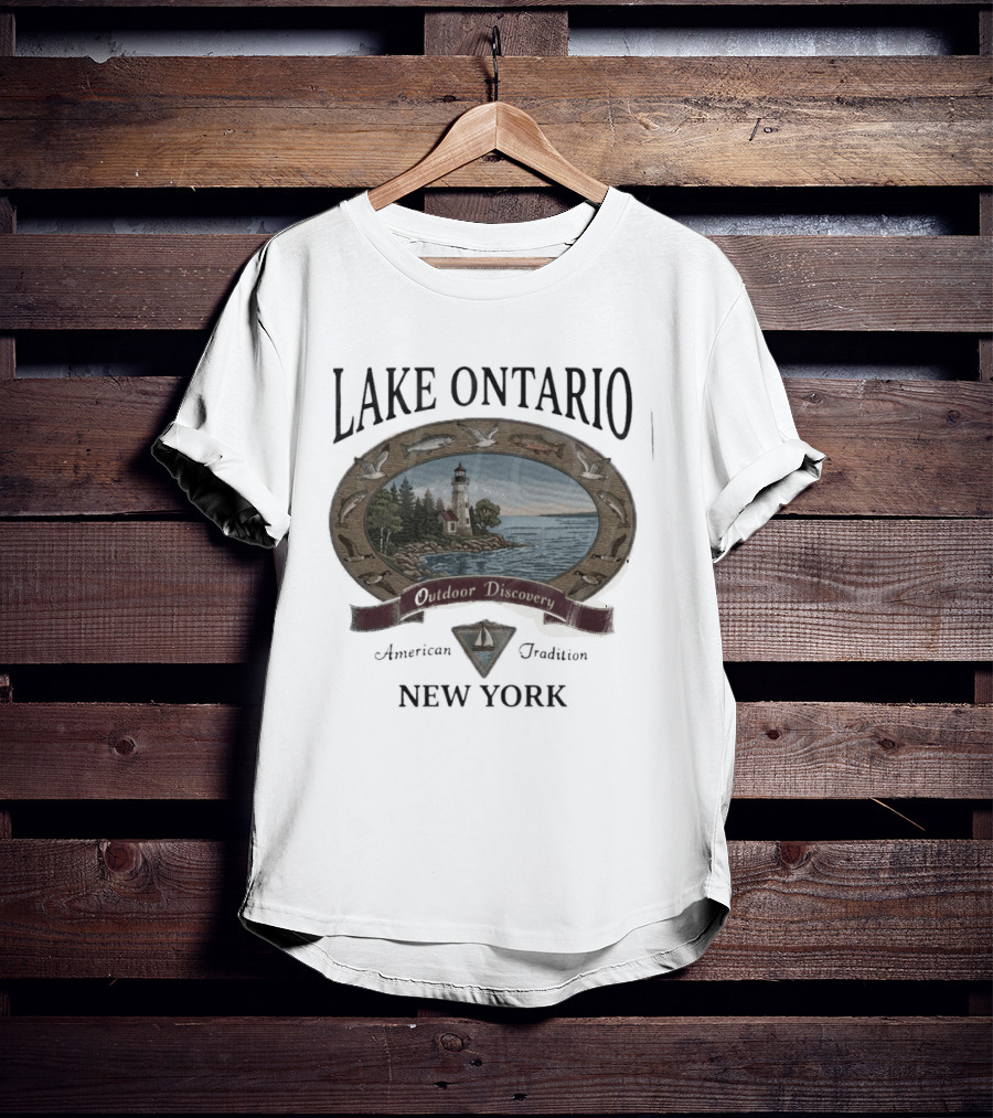 Lake Ontario Outdoor Discovery American Tradition New York T-Shirt