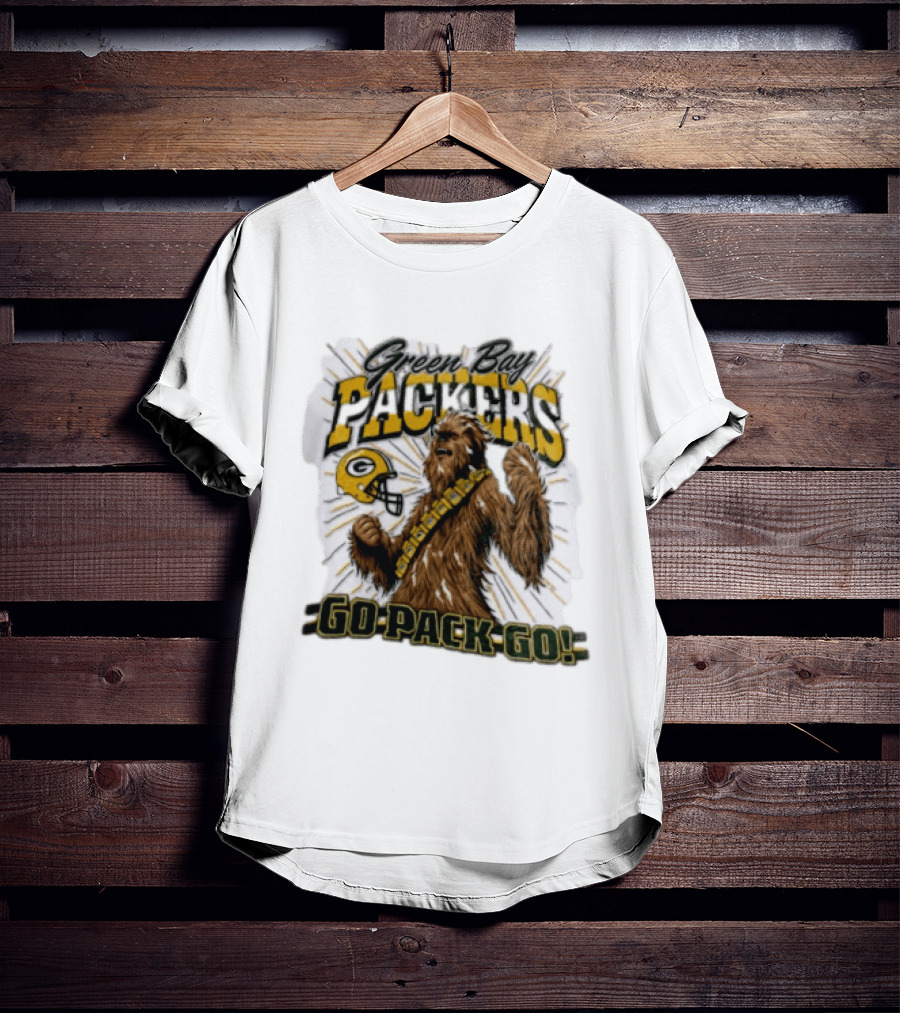 Green Bay Packers Chewbacca Go Pack Go T-Shirt