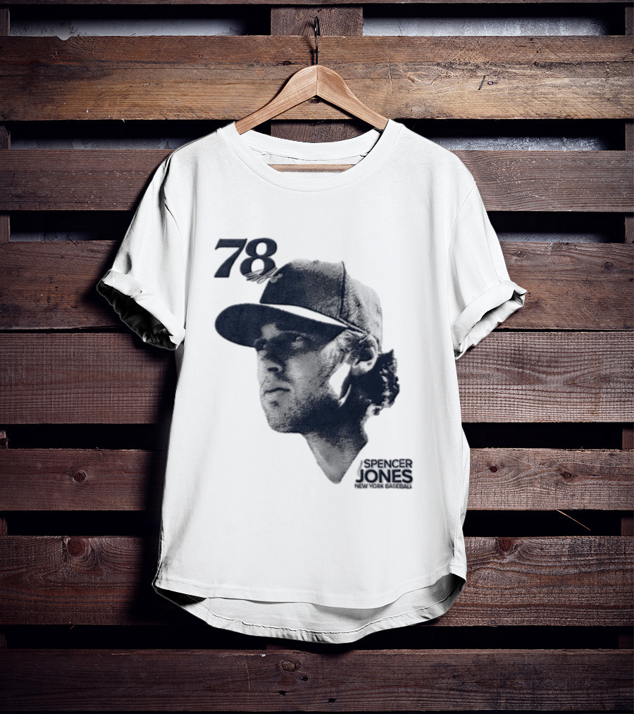Spencer Jones No 78 New York Yankees MLB Lineage Series T-Shirt