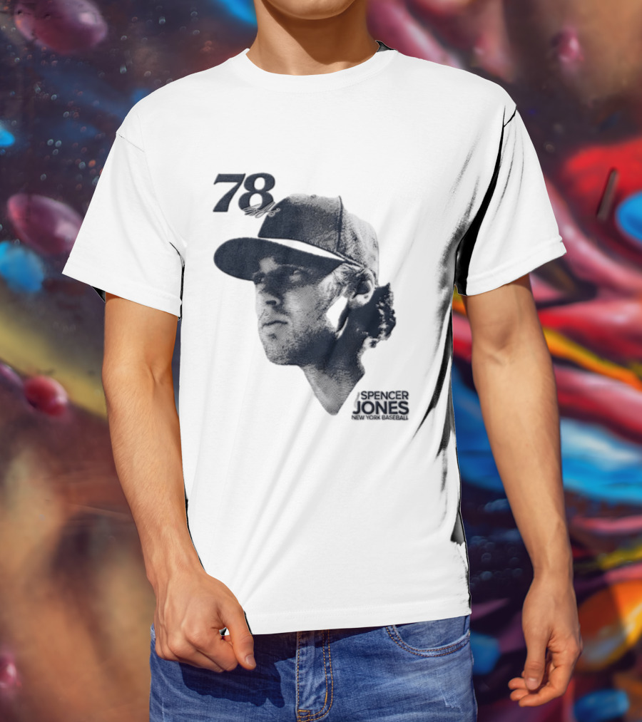 Spencer Jones No 78 New York Yankees MLB Lineage Series T-Shirt