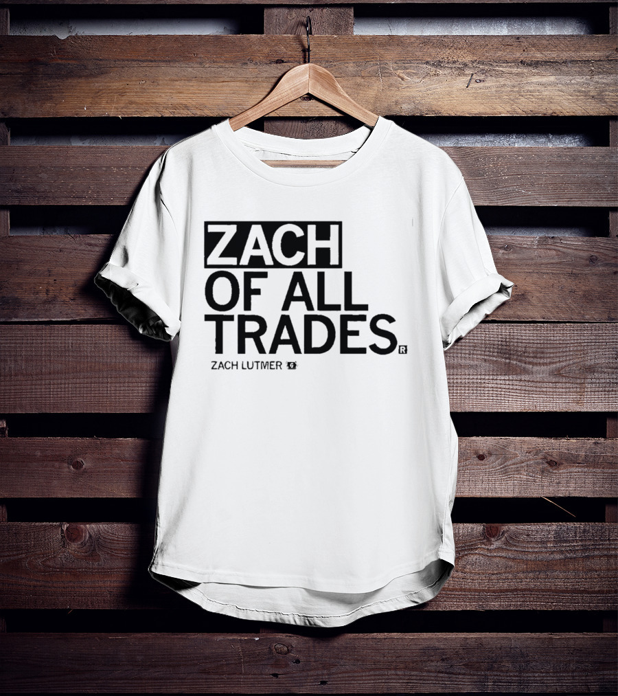 Zach Of All Trades Zach Lutmer Iowa Hawkeyes T-Shirt