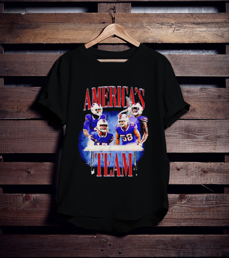 Buffalo Bills America's Team Players Table Celebration T-Shirt