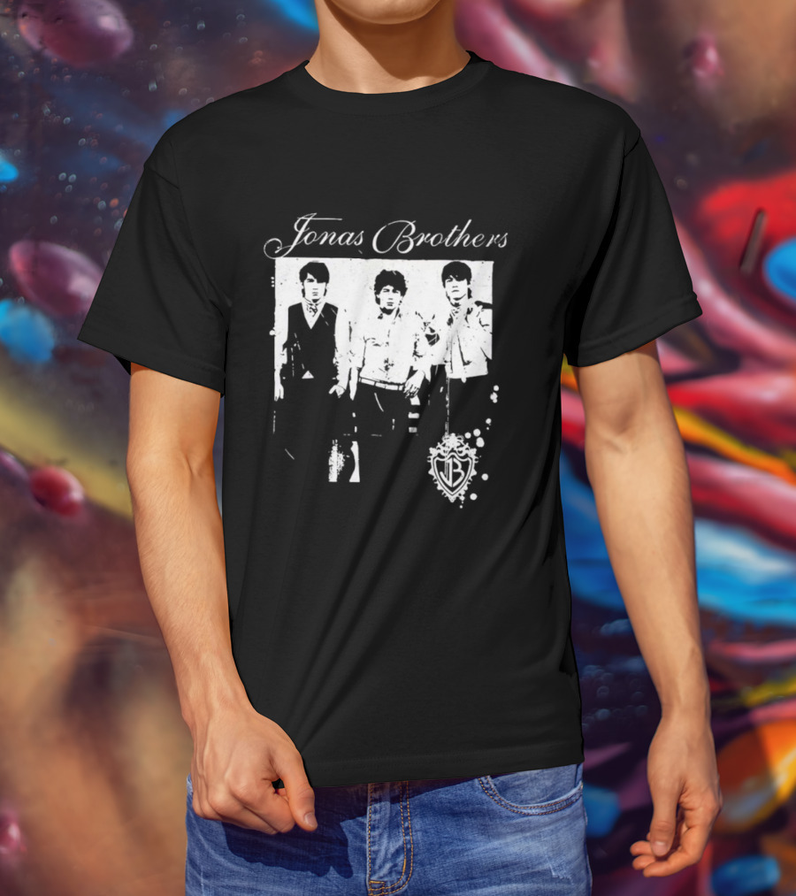 Jonas Brothers Tour Music Iconic Band Concert Memorabilia T-Shirt