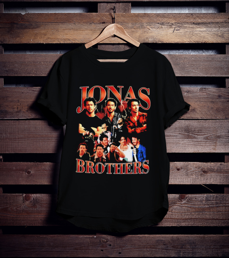 Jonas Brothers Tour Collage Fans Classic Compilation T-Shirt