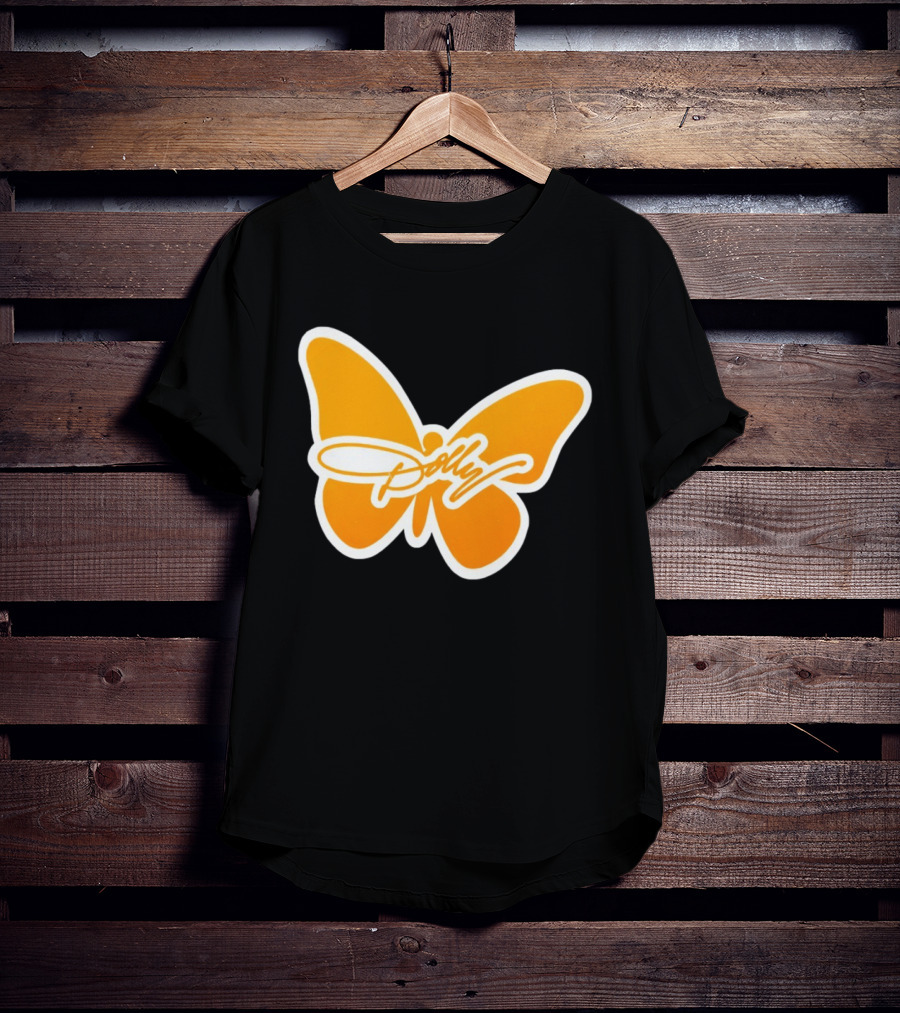 Tennessee Dolly Parton Butterfly Heritage Football T-Shirt
