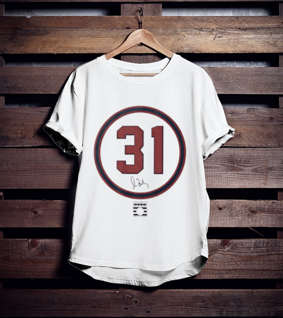 Greg Maddux 31 Atlanta Braves MLB Number Baseball Legend T-Shirt