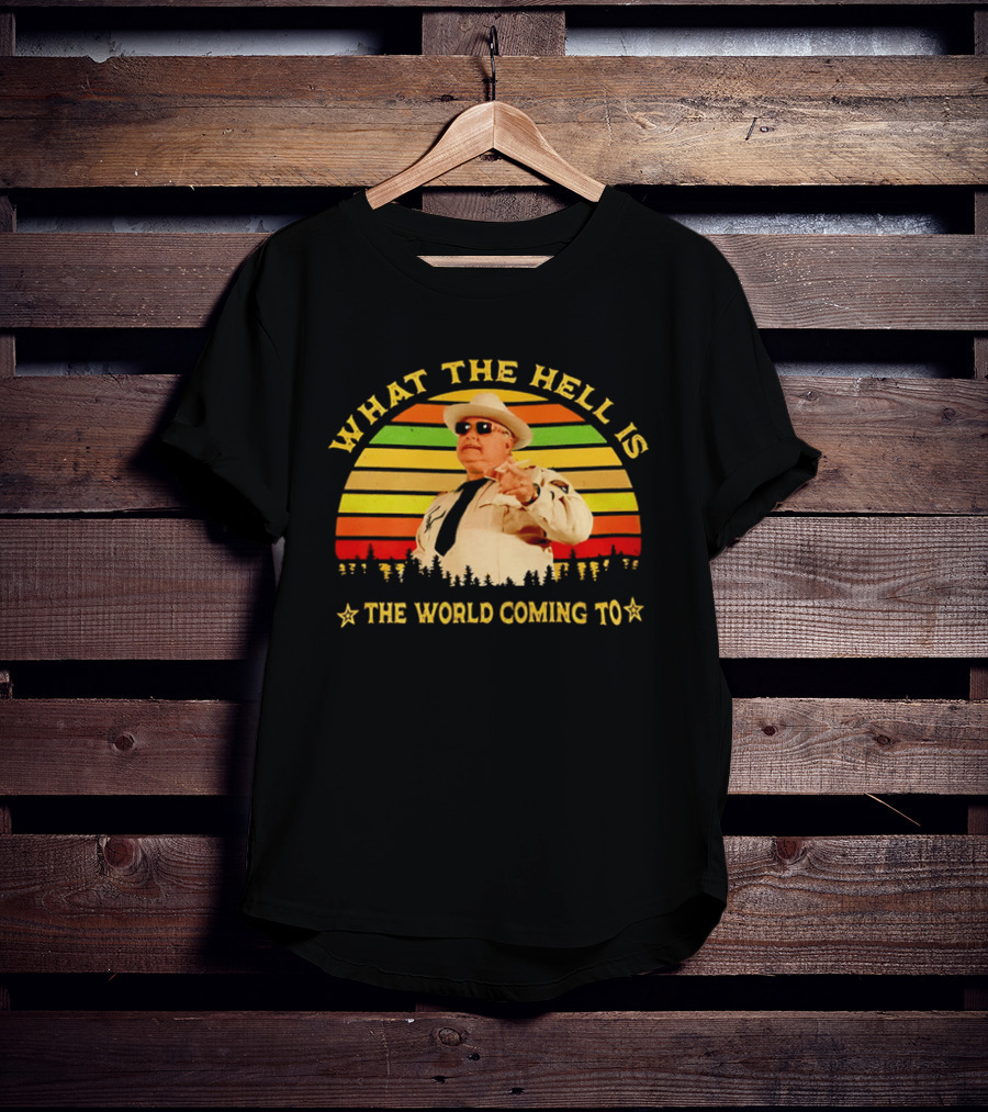 What The Hell Is The World Coming To Sheriff Buford Justice T-Shirt