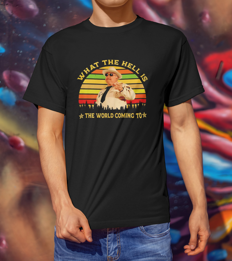 What The Hell Is The World Coming To Sheriff Buford Justice T-Shirt