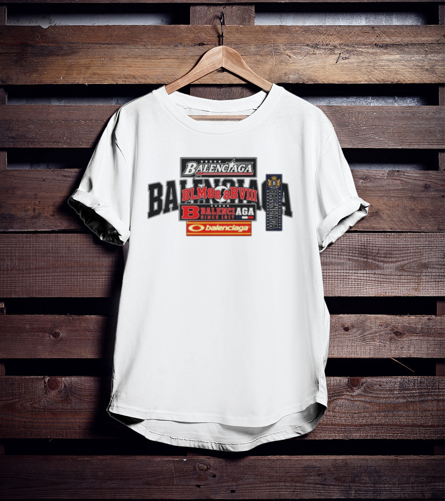 BALENCIAGA BLM888BVIII Since 1917 Balenc B T-Shirt