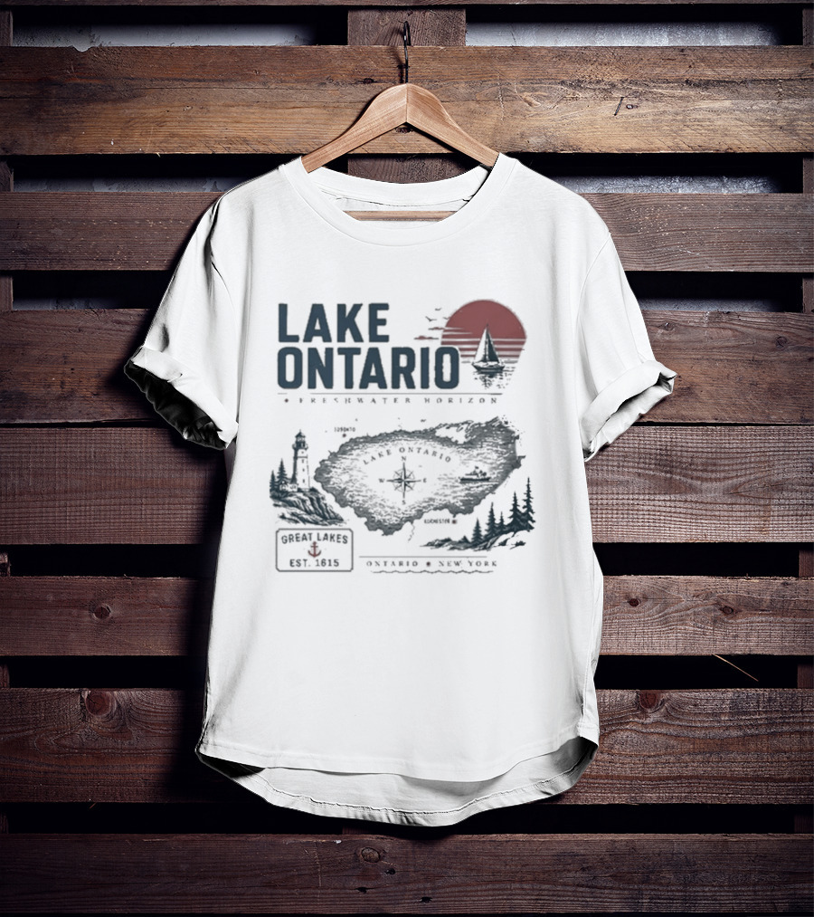 Lake Ontario Exploration Program 2026 Great Lakes Region History Nature Adventure T-Shirt
