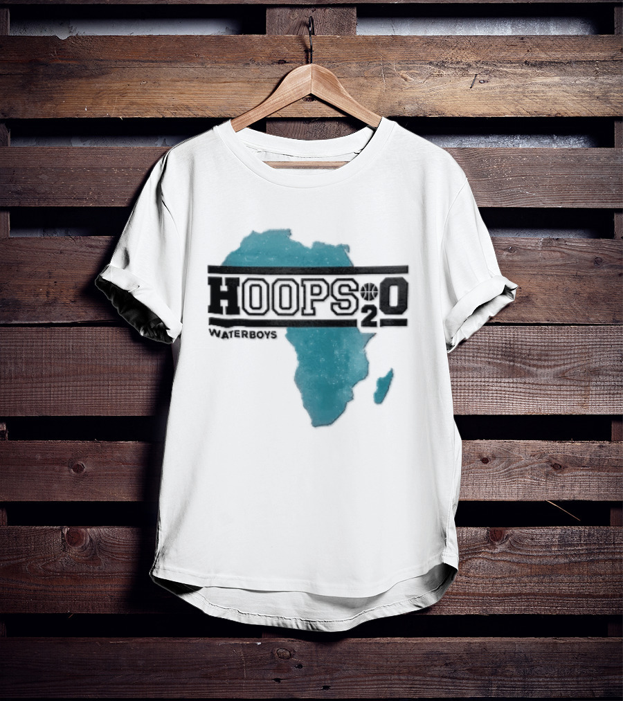 Waterboys Hoops H2o Distressed Africa Continent Map T-Shirt