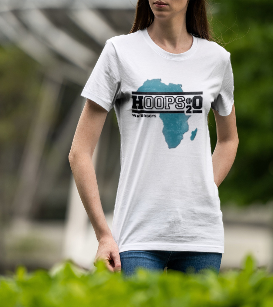 Waterboys Hoops H2o Distressed Africa Continent Map T-Shirt
