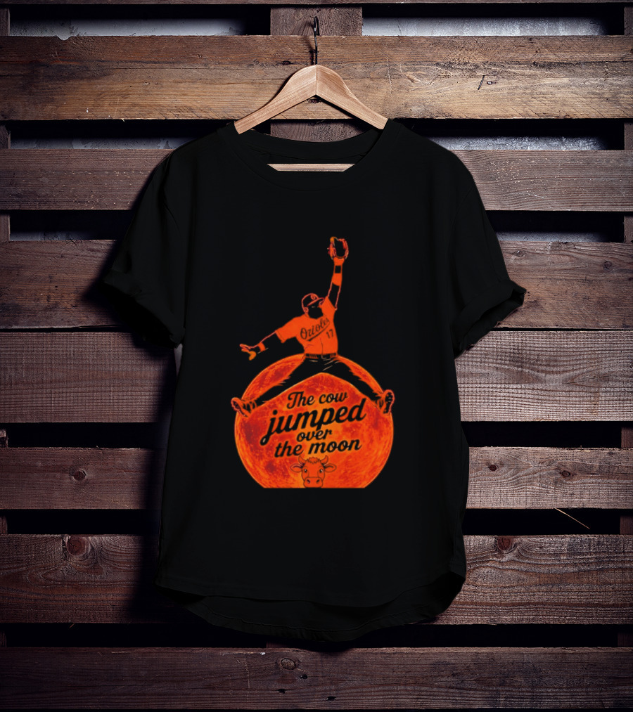 Colton Cowser The Cow Jumped Over The Moon Baseball Catcher T-Shirt