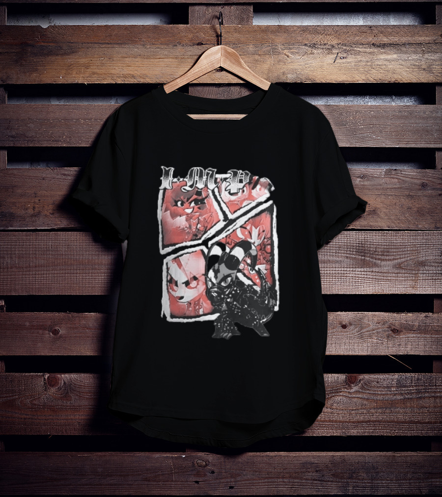 I M P Helluva Boss Chibi Characters Comic Panel T-Shirt