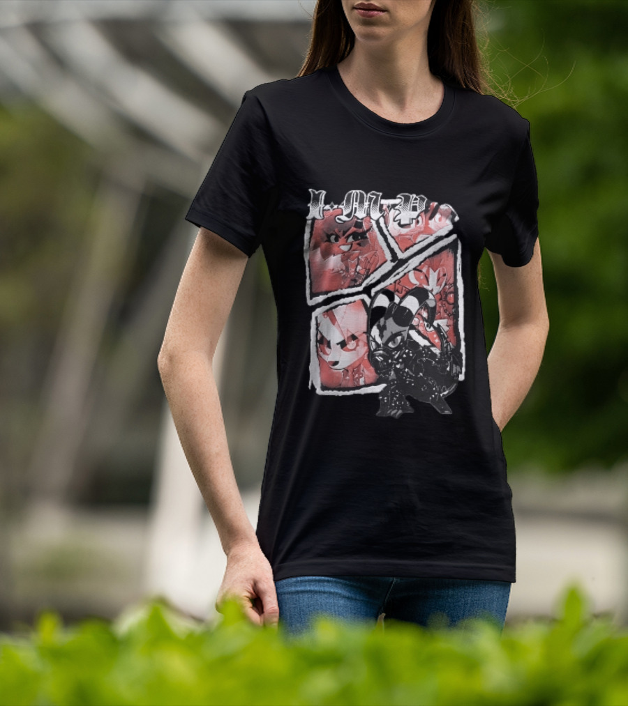 I M P Helluva Boss Chibi Characters Comic Panel T-Shirt