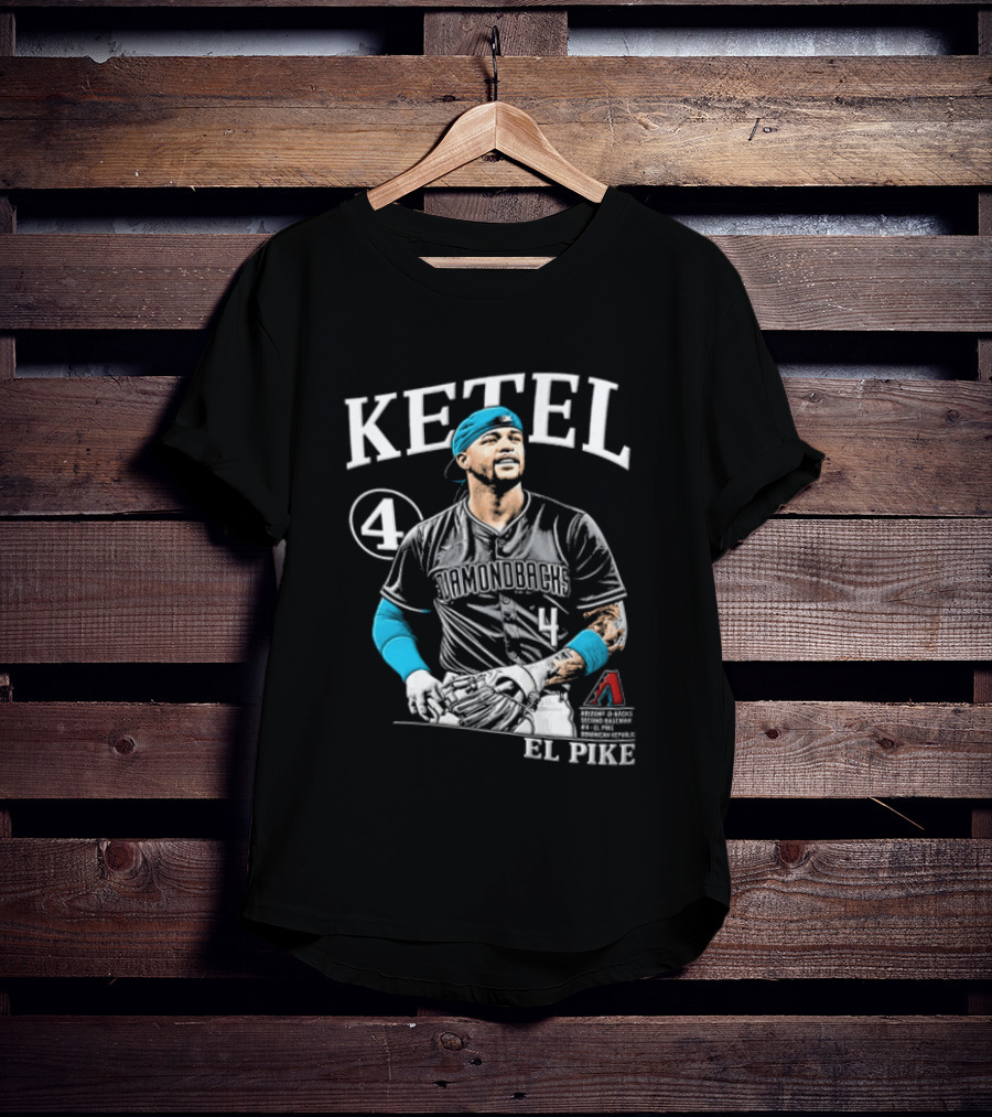 Ketel Marte 4 El Pike Dominican Arizona Diamondbacks MLB T-Shirt