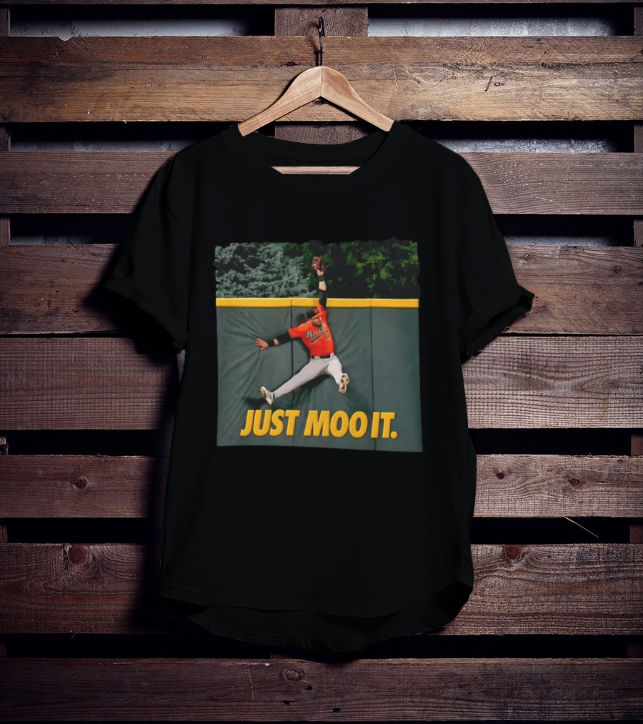 Just Moo It The Catch Baltimore Orioles Colton Cowser Baseball 2026 T-Shirt