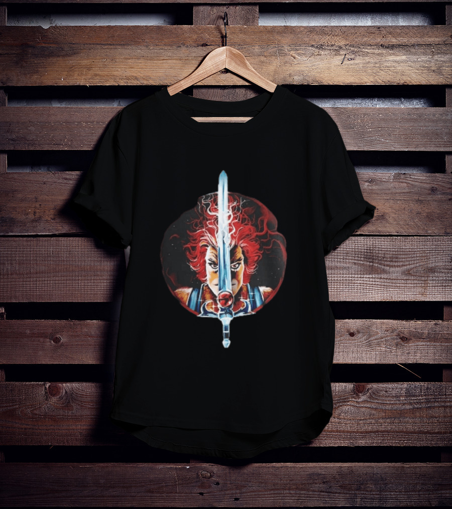 Lion O Thundercats Sword Of Omens Fiery Red Mane T-Shirt