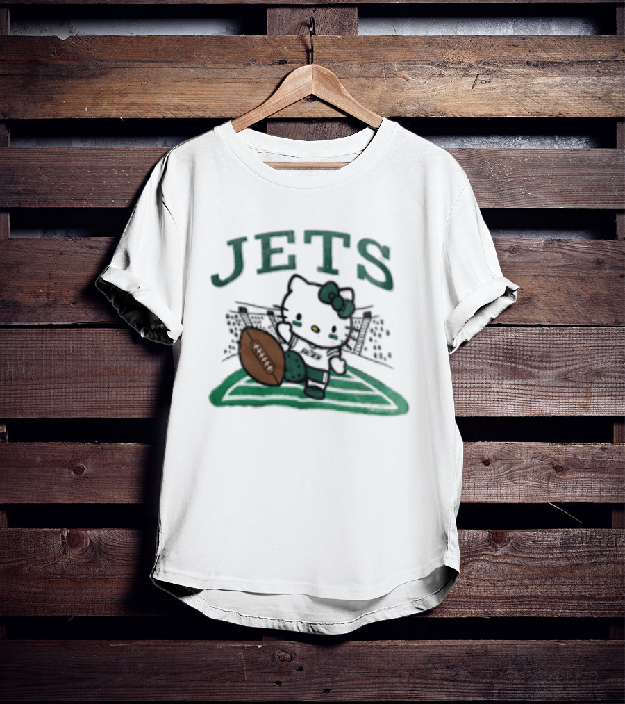 Hello Kitty Jets Football T-Shirt