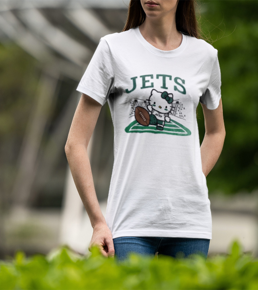 Hello Kitty Jets Football T-Shirt