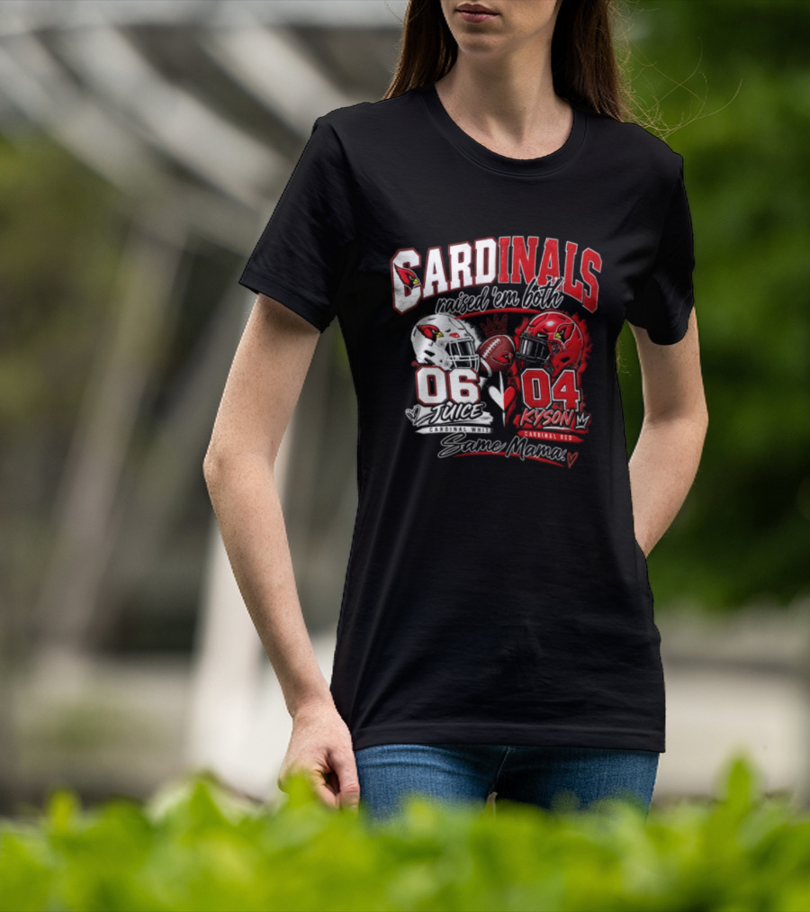 Cardinals Raised 'em Both 06 White Juice Vs 04 Red Kyson Bax Memx T-Shirt