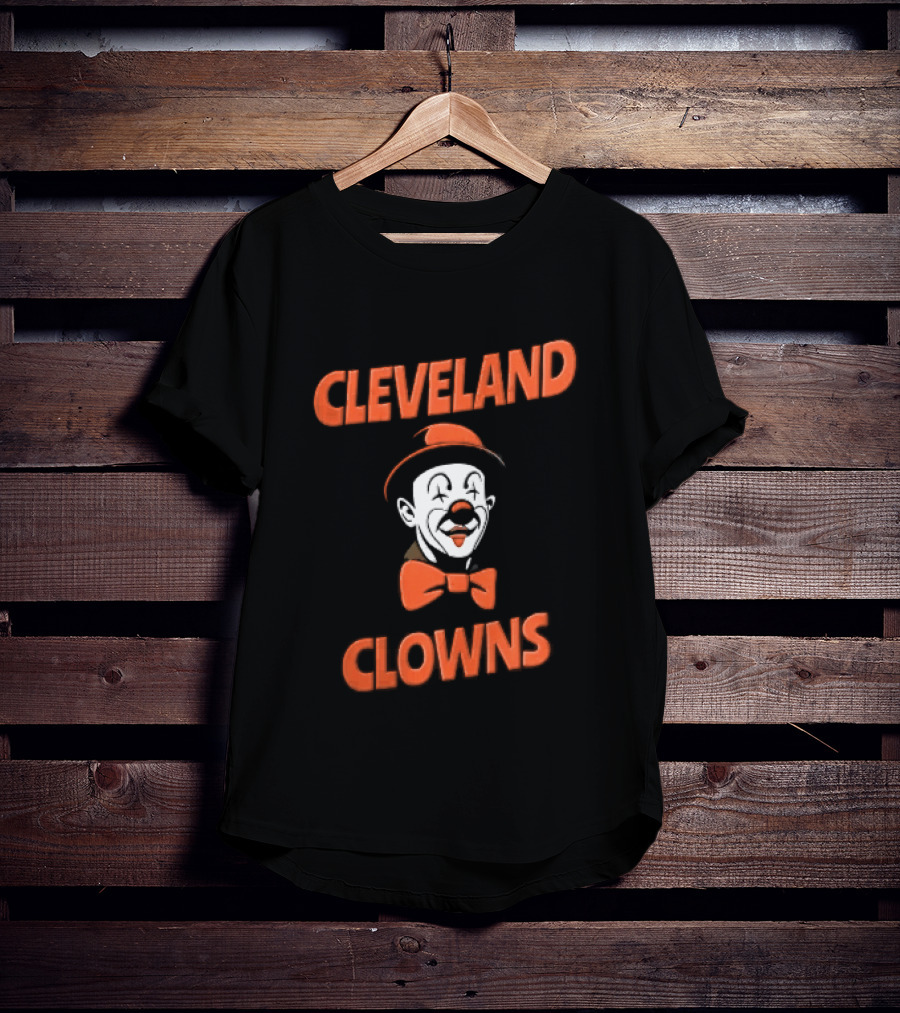 Cleveland Clowns Red Hat Bowtie T-Shirt
