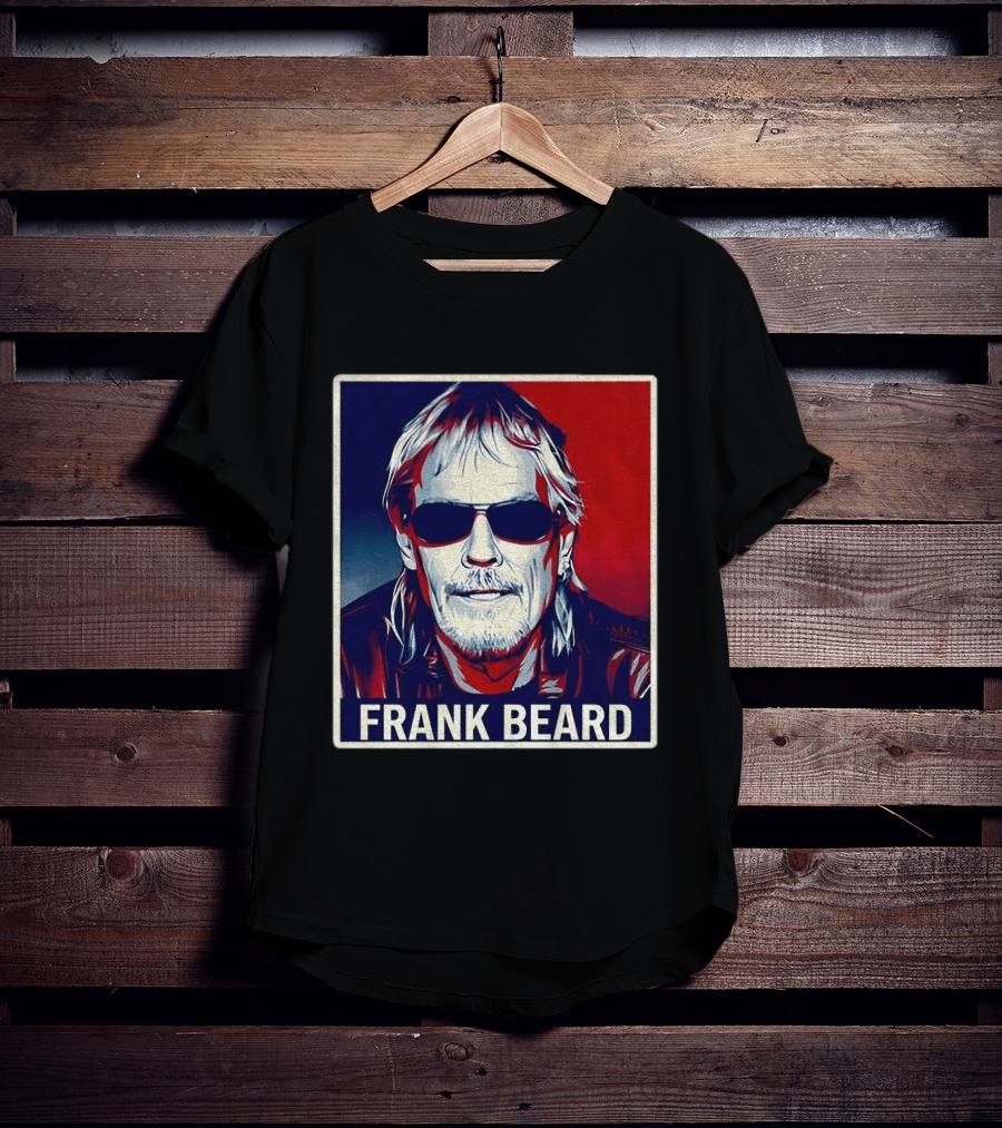 Frank Beard Vintage Rocker Sunglasses T-Shirt