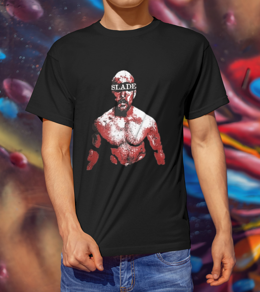 Slade Warrior Bleeding Covered In Blood Bold Headband T-Shirt