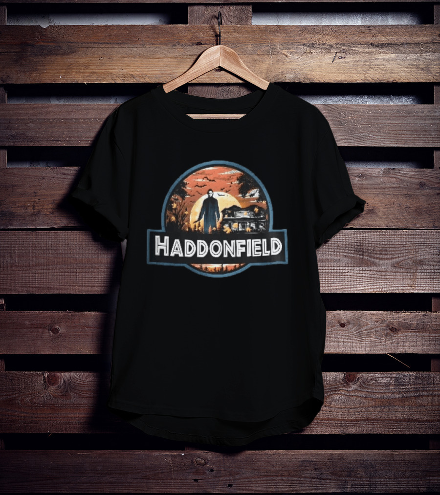 Haddonfield Michael Myers House With Moonlit T-Shirt
