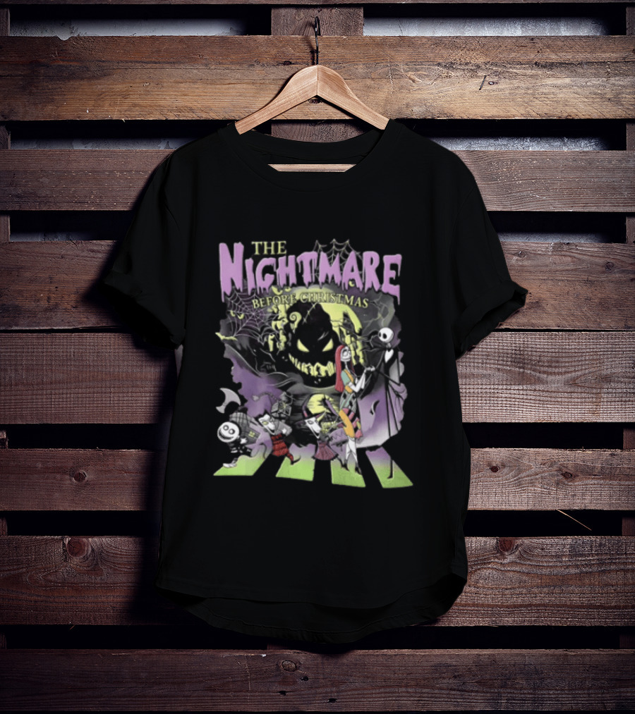 The Nightmare Before Christmas Abbey Road Halloween T-Shirt