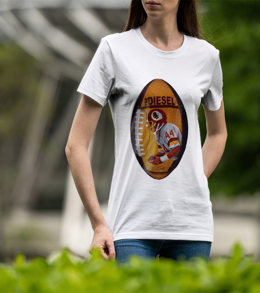 The Diesel Washington Redskins Football Vintage Memorabilia Image T-Shirt
