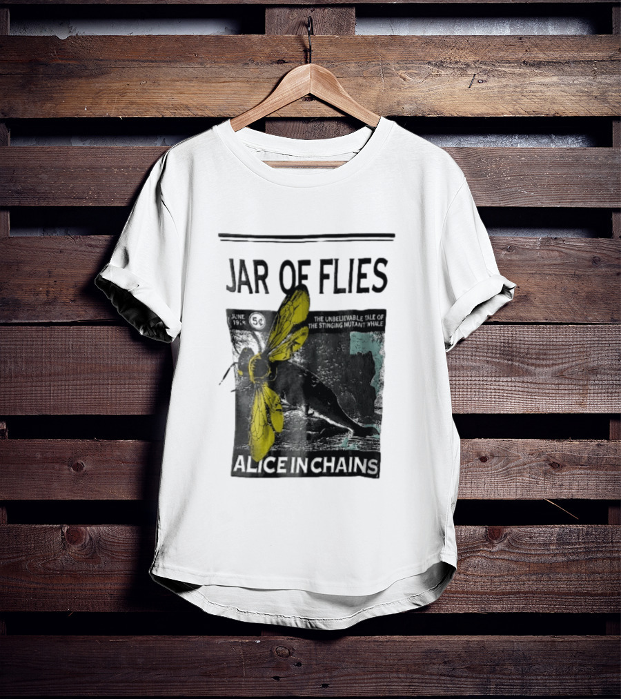 Jar Of Flies Alice In Chains Stinging Mutant Whale Tale June 1994 T-Shirt