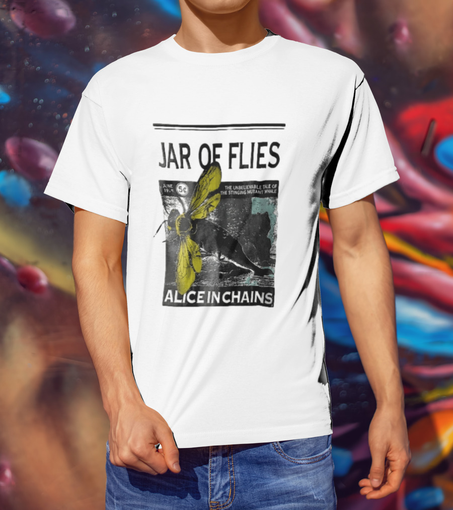 Jar Of Flies Alice In Chains Stinging Mutant Whale Tale June 1994 T-Shirt