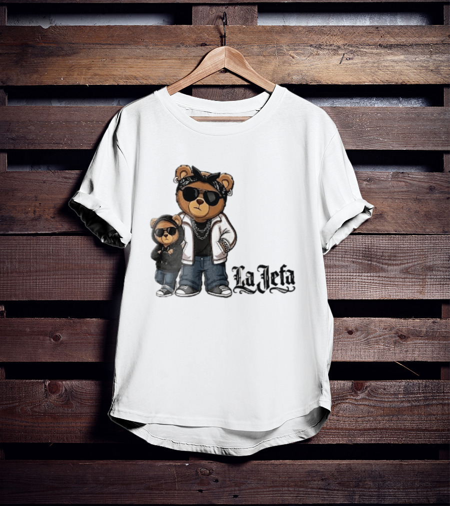 La Jefa Gangster Bears With Bandanas And Sunglasses T-Shirt