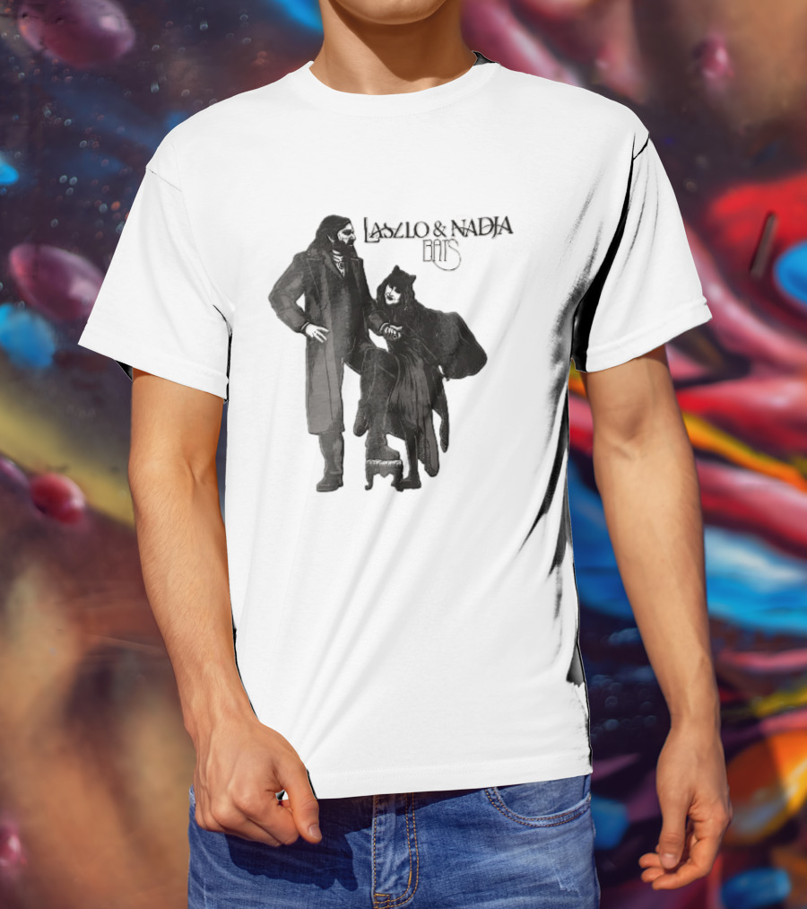 Laszlo And Nadja Bats Gothic Vampire Couple T-Shirt