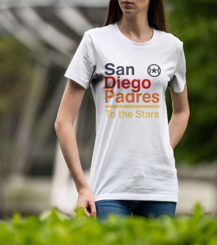 San Diego Padres To The Stars Retro Baseball T-Shirt