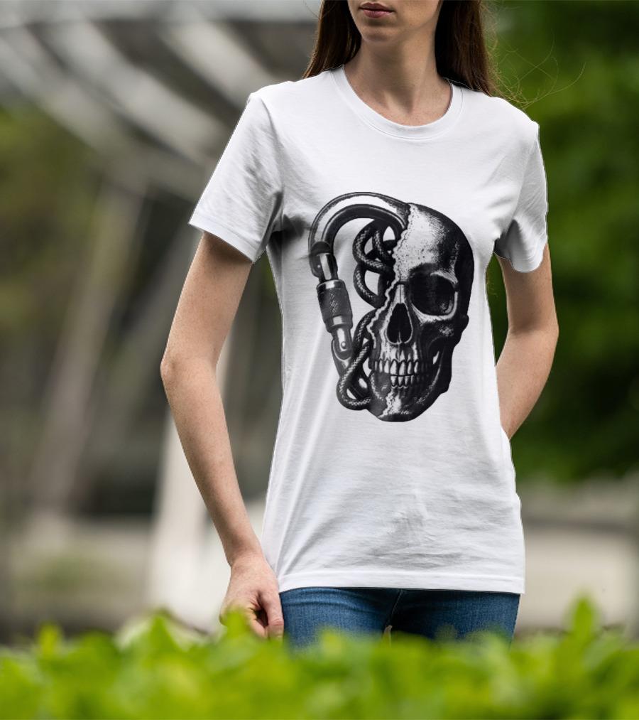 Skull Carabiner Snake T-Shirt