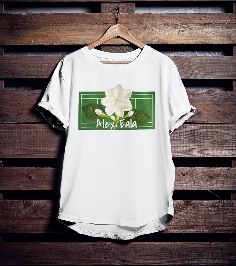 Alex Eala Sampaguita Tennis Court Blossom T-Shirt