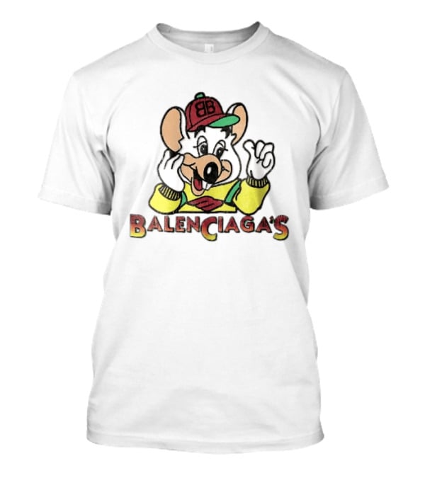 Balenciagas BB Mouse Cap Distressed T-Shirt