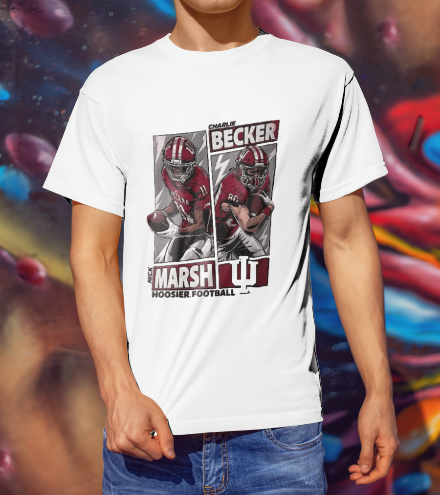 Charlie Becker Nick Marsh Hoosier Football Indiana Players T-Shirt