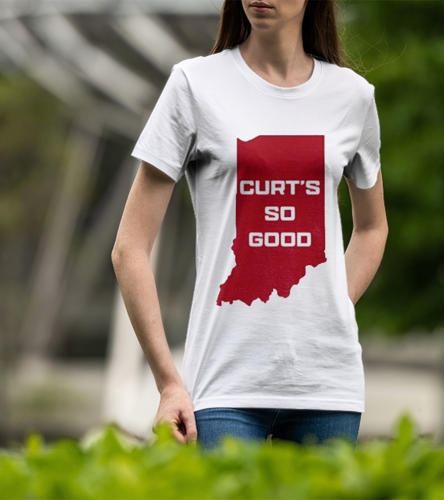 Indiana Hoosier Football Curt's So Good T-Shirt