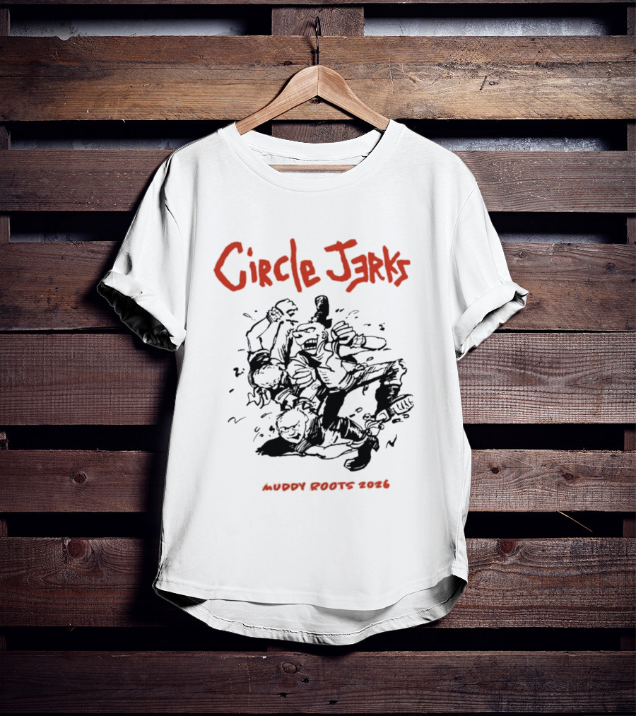 Circle Jerks Muddy Roots 2026 September Festival Exclusive T-Shirt