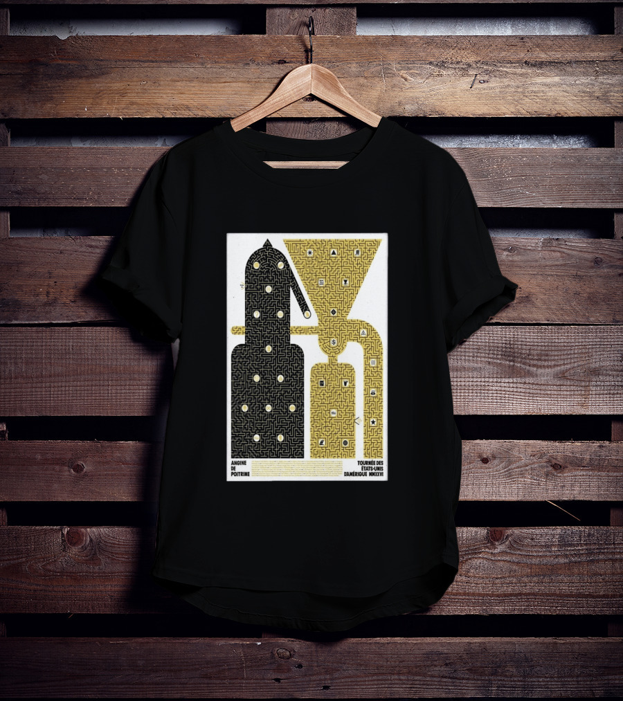 Angine De Poitrine Tournée Des États Unis D'Amérique MMXXVI Tour Music Limited T-Shirt